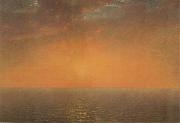 John Frederick Kensett Sonnenuntergang am Meer Spain oil painting artist